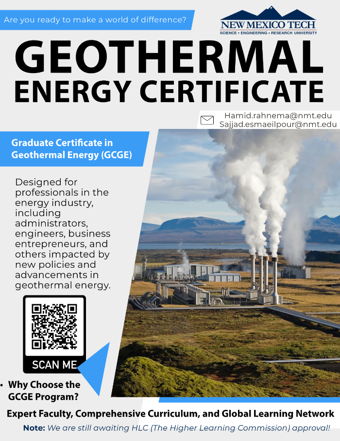 NMT Geothermal Program